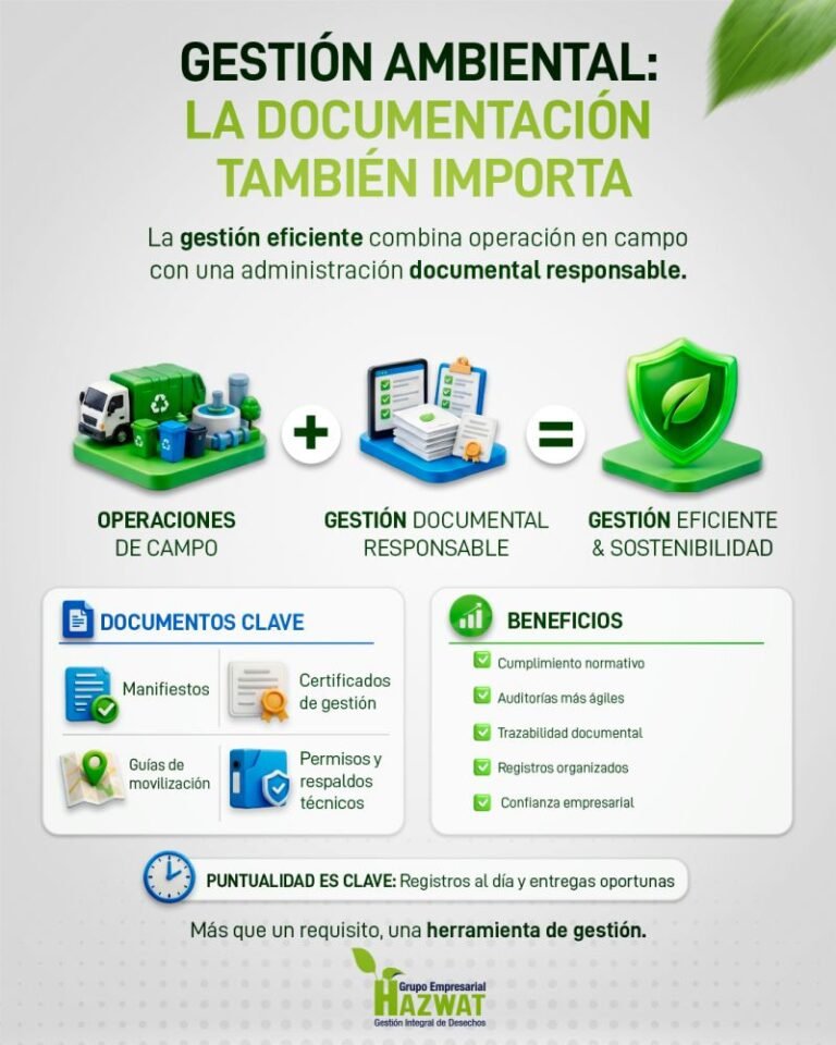 Gestión documental ambiental: respaldo y trazabilidad | Hazwat
