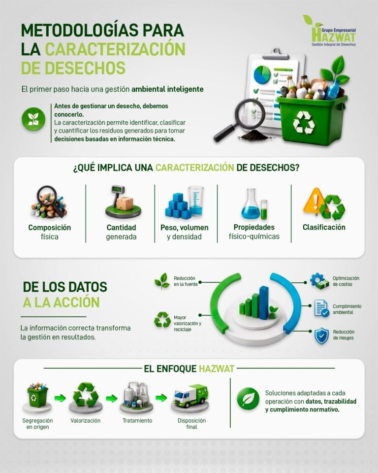 Caracterización de desechos para gestión eficiente | Hazwat