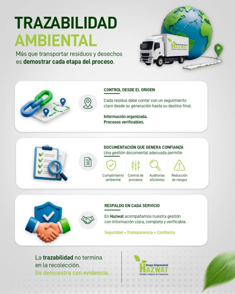 Trazabilidad ambiental para una gestión segura | Hazwat