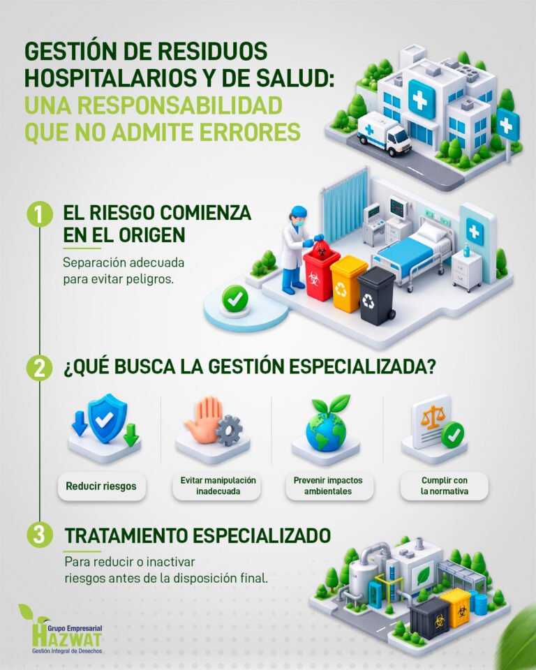 Gestión de desechos hospitalarios segura | Hazwat